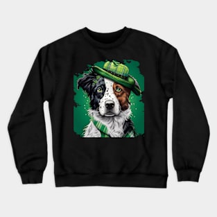 Great Dog For St. Patrick's Day Crewneck Sweatshirt